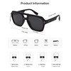 SOJOS Retro Trendy Polarized Aviator Sunglasses for Women Men, Large