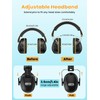 Dr.meter Hearing Protection Ear Muffs, 31dB Noise Reduction Safety Earmuffs