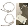 2Pcs Pearl Bead Bag Chain 60cm Workmanship Easily Install Detachable
