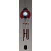 Sunset Vista Designs Collection Solar Wind Chime, Ladybug, 7.48" x