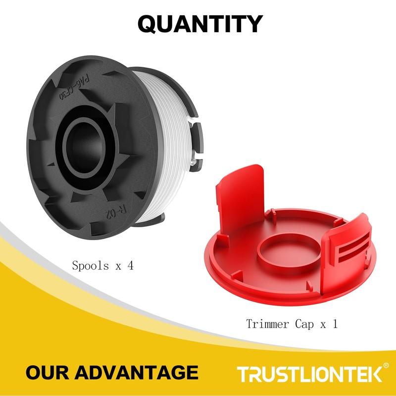 TRUSTLIONTEK Thread spool, for Einhell cordless grass trimmer GE-CT 18/28