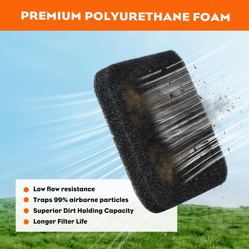 Hipa 2Pack FS85 FS80 Air Filter Cleaner for Sthil FS