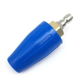 YOKING YK-5B30N Turbo Nozzle for High Pressure Washers,Ceramic Core 5000 PSI，3.3GPM with 1/4" QD Plug, Blue (Nozzle Size) (3.0)