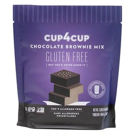 Cup4Cup Chocolate Brownie Mix, 14.25 Ounces, Certified Gluten Free, Dairy Free, Non-GMO, Kosher, Made in the USA