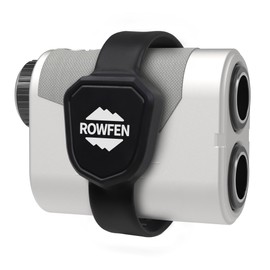 Range Finder Magnetic Strap - Adjustable Range Finder Holder with Upgraded Stronger Magnets & Silicone, Universal Magnetic Strap for Golf Cart Rail/Bar/Frame, Easy Access & Clean (Black)