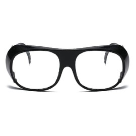 Safety Welder Goggles, Wrap-Around Welding Glasses UV Protection Brazing Spectacles for DIY, Grinding and Cutting - Transparent