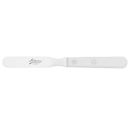 Ateco Straight 4-Inch Stainless Steel Blade, Plastic Handle, Dishwasher Safe Icing Spatula, Small