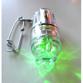 Catch All Tackle Deep Drop Fishing Light  W/ CLIP Green LED 2100 ft Swordfish, Tilefish, Grouper