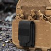 Tactical Phone Pouch, Compact Molle EDC Holster with Hook &