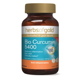 Herbs of Gold Bio Curcumin 5400 60 Tablets, 60 count