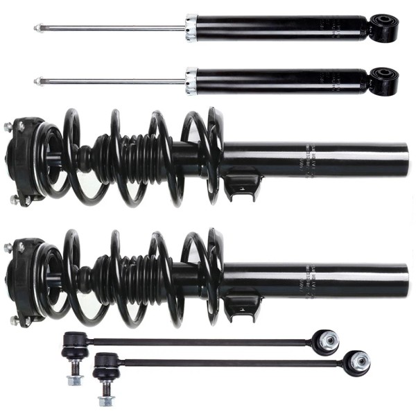 a-carparts Front Struts Assembly Rear Shocks Sway Bar For Jetta