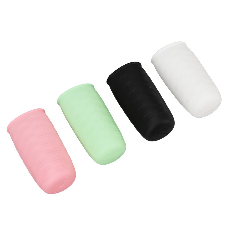 8pcs Travel Leak Proofing Elastic Sleeve Bottle Covers Soft Silicone