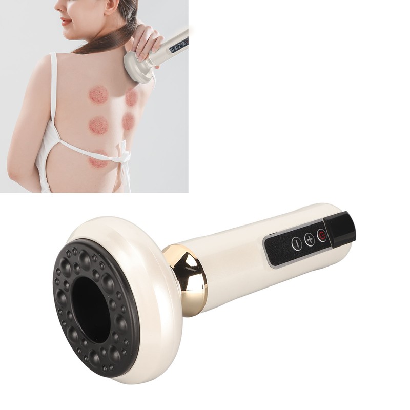 Electric Cupping Machine 6 Suction Gears Sliding Steel Ball Body