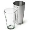 Chef Inox 18/8 Stainless Steel Cocktail Shaker Base with Glass