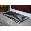 Weather-Resistant Lobster Rope Outdoor Mat, Nautical-Grade Front Door Mat, Durable