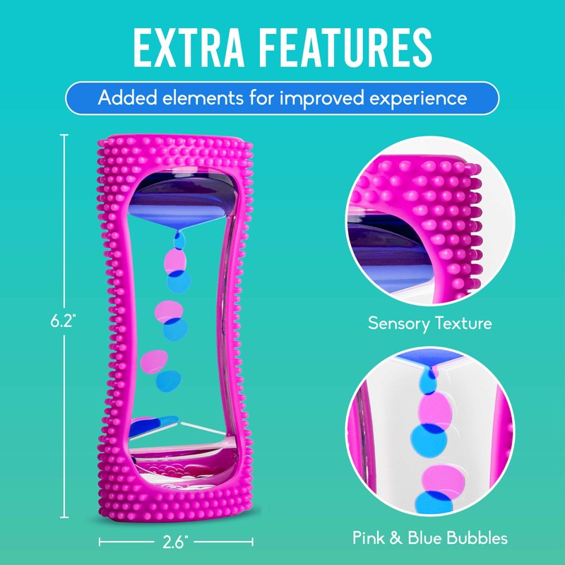 BUNMO Liquid Motion Bubbler Large Sensory Toy for Kids &
