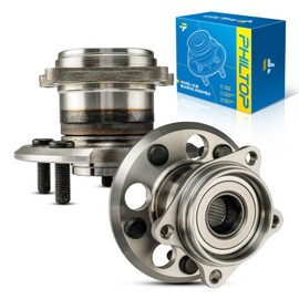 PHILTOP 512281 AWD Rear Wheel Bearing Fit for Toyota Sienna 2004-2010, 5 Lugs Wheel Hub Assembly No ABS