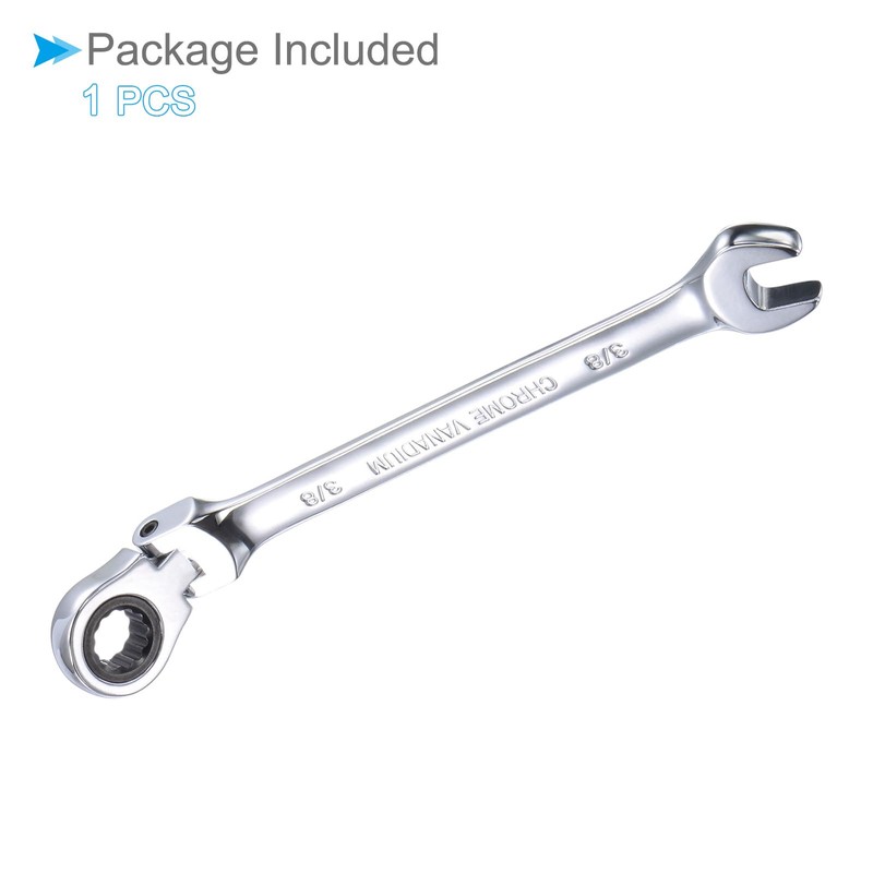 CoCud Flex Head Ratchet Wrench 3/8" Head SAE 72 Teeth