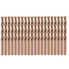 Cobalt Drill Bit Set 13/64 in. 20Pcs HSS M35 Jobber