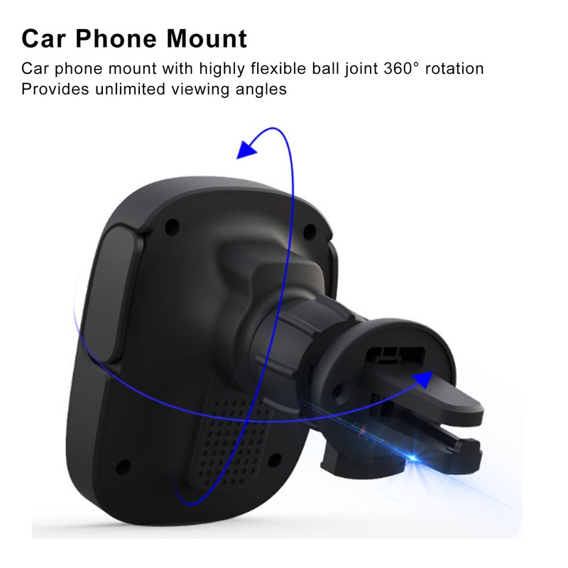 Wireless Car Charger 15W 360° Rotation Magnetic Universal Air Vent