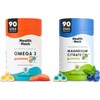 Health Hack Citrato de Magnesio en Gomitas + Omega 3