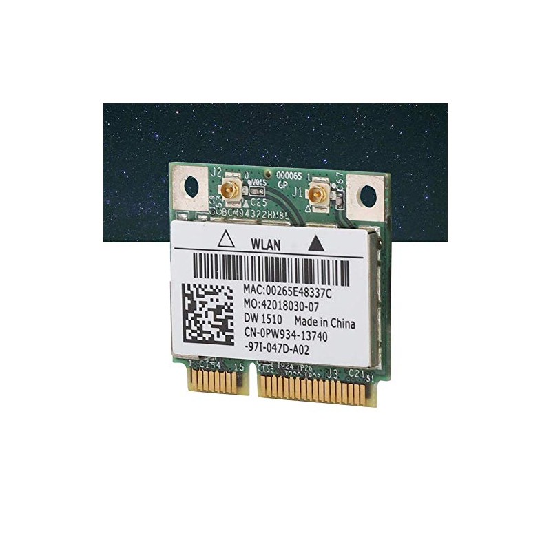 DW1510 BCM94322HM8L Tarjeta de Red inalámbrica Mini PCI-E de 300