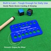 MoyanSuper Cue Tip Gauge for Billiards, Measures 8.5mm–15mm Plastic Cue