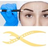 Calibrador de Proporción Dorada para Cejas, Herramienta de Medida Simétrica