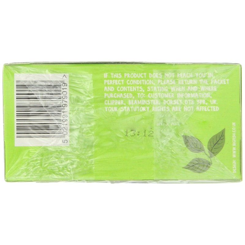 CLIPPER Pure Green Teabags 80bags (PACK OF 1)