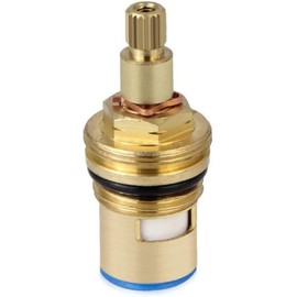 Válvula de cartucho cerámico para grifo, cartuchos de disco cerámico de latón G1/2" de repuesto para agua fría y caliente (Tipo K1- H51mm)