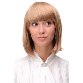 WIG ME UP - Sexy Wig Page Bob Blonde Strawberry Blonde Platinum Blonde Mix Straight Women's Wig Bob Hairstyle 25 cm 7803-27T613