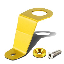 Auto Dynasty Compatible with Honda Civic EG Billet Aluminum Radiator Stay Mount Bracket+Washer (Gold)