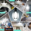 5 Leaf Garage Light LED Deformable Lamp 80W E26 Ceiling