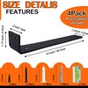 Floating Shelf Bracket 12 Inch of 4 Pack Heavy Duty