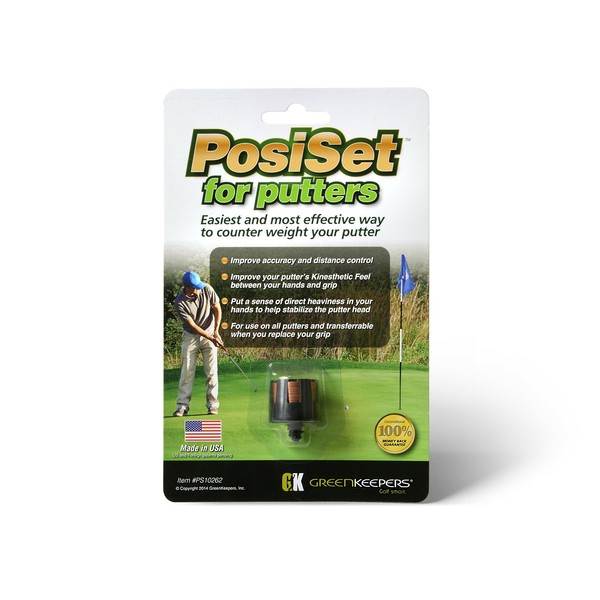 Greenkeepers PosiSet for Putters, Black, Small