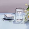 YWHL Crystal Doctor Gifts - Figura de caduceo 3D grabada
