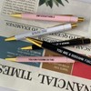 ZVZKC 5 Pack Funny Pens, Black Ink 1.0 mm Retractable