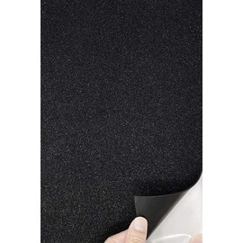 Allgala 12 Pack Glitter EVA Foam Paper 8 x 12inch Sheets-Black Color Self-Adhesive - Perfect for Kids Art Craft Projects and Classrooms or Cosplay DIY Cutters Card Party Decoration