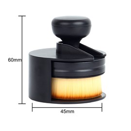 Herramienta redonda de mezcla de tinta, cerdas suaves con soporte de bandeja de almacenamiento para brochas, álbumes de recortes, manualidades, pintura, mango de tinta, herramienta de mezcla de colores líquidos, tarjetas, regalo, brocha de manualidades