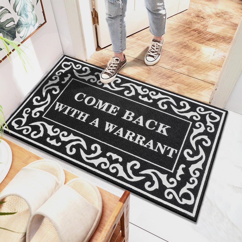 Lzuso Indoor Outdoor Door Mats Welcome Mat Come Back with
