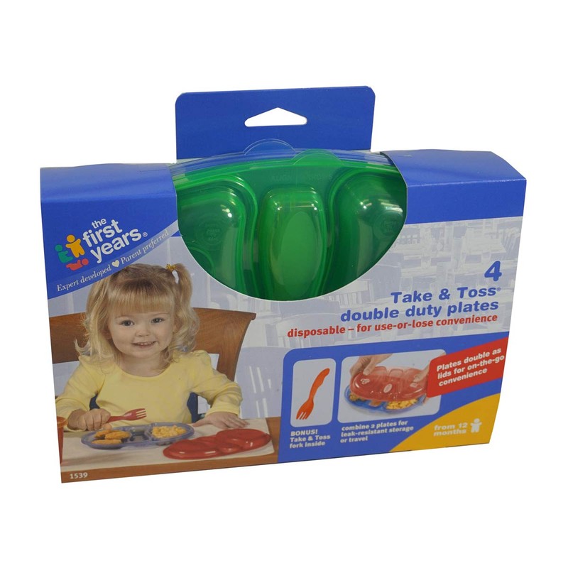 4 Take & Toss Double Duty Plates
