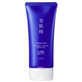 Sekkisei Sunscreen, Skin Care, UV Essence, Gel, 3.1 oz (90 g), SPF50+/PA++++, Waterproof, For Face and Body, Pearl Barley