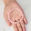 Philip Jones Rose Quartz Gemstone Bracelet with Infinity Charm Created