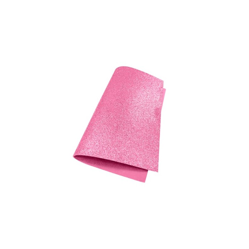 Barrilito Foamy Carta Diamantina Rosa 10 Hojas