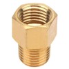 Shower Hose Adapter Bsp to NPT Adapter, Brass Pipe Screw