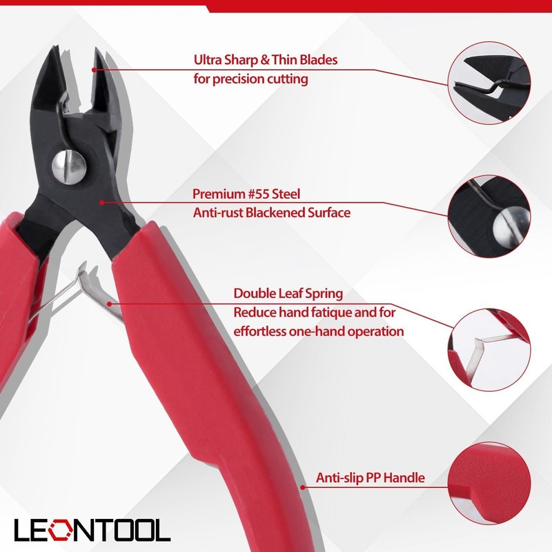 LEONTOOL Model Pro Nippers Model Nippers Tool Deburring Hobby Nippers