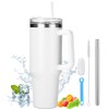 Toaren 1200ml 40oz Thermobecher mit Stroh und Griff Edelstahl Vakuum