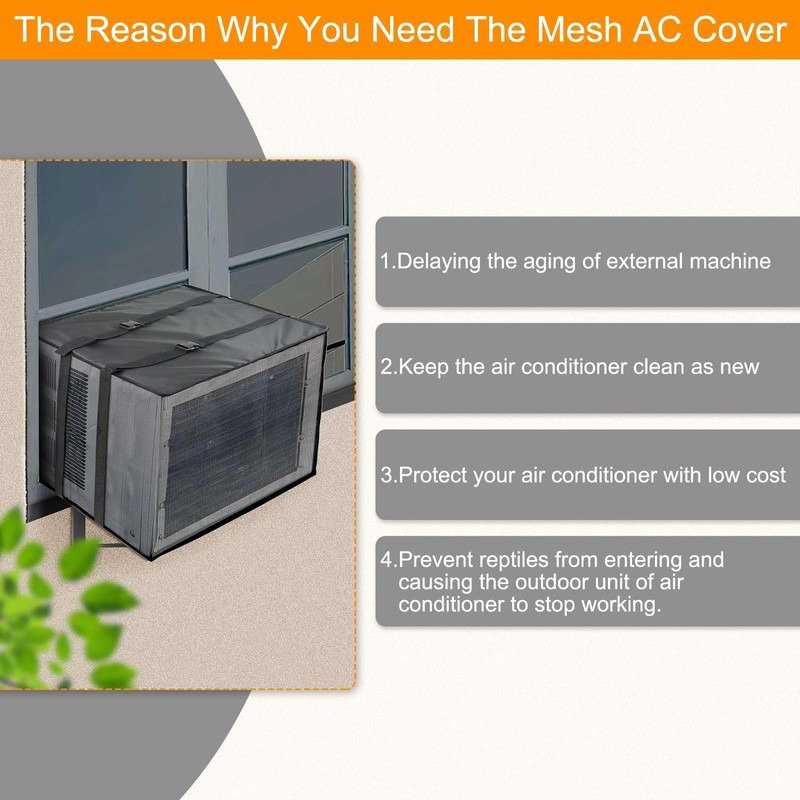 Demao AC Screen Cover for Outside Unit, 25.6" W ×
