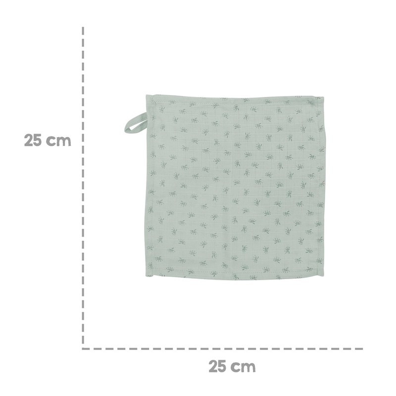 roba Organic Set of 5 Wash Cloths 'Lil Planet' Frosty