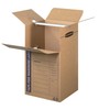 Bankers Box Tall Wardrobe Box 3 Pack, Tape-Free Design, 24-in
